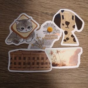 4/$10 Stickers - Set of 5 stickers